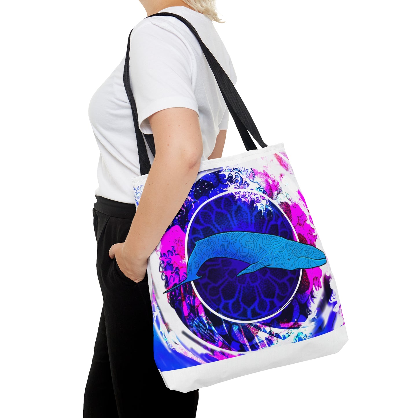 Whale print Tote Bag (AOP)