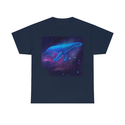 Blue Whale.                                      Unisex Heavy Cotton Tee - Lenzart