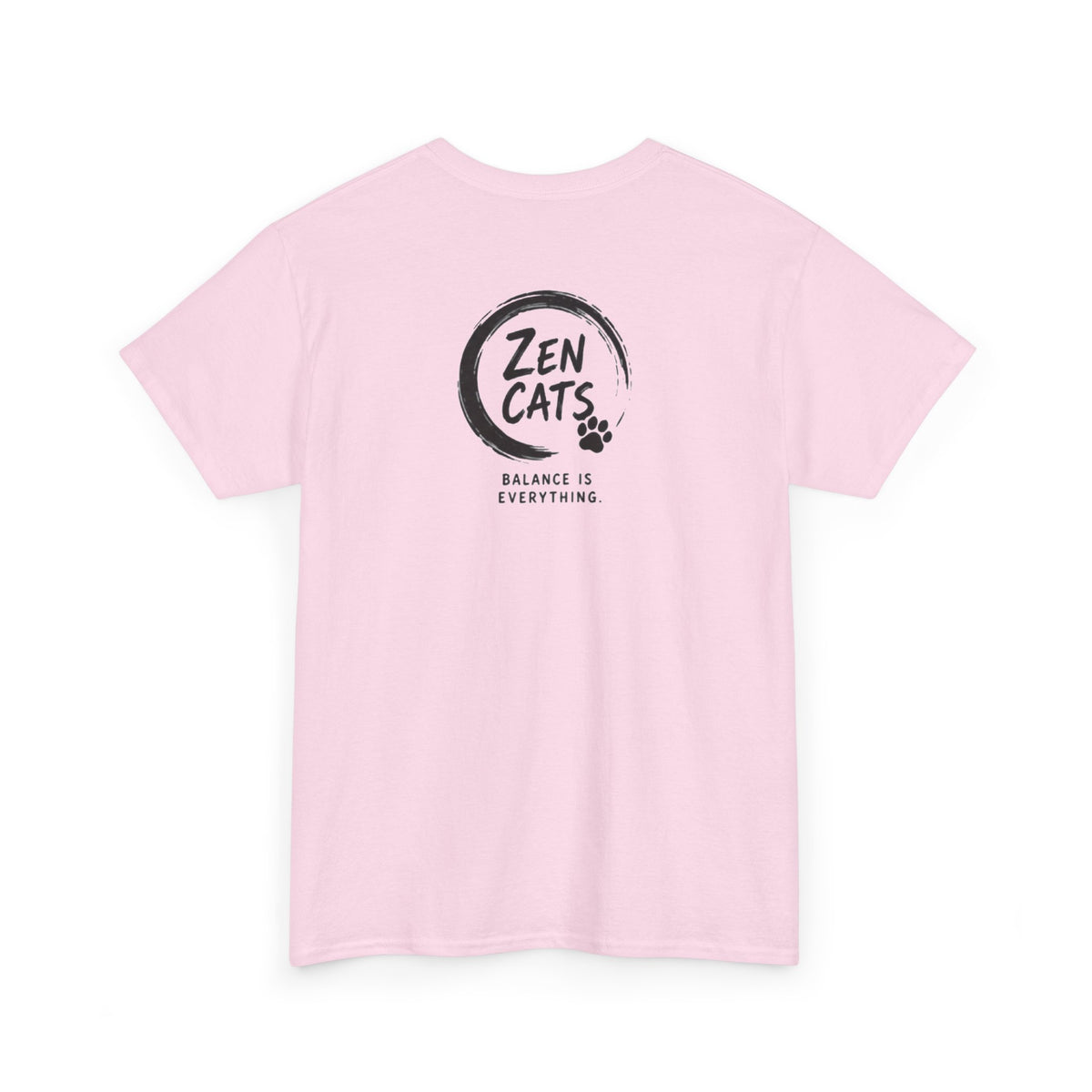 Zen Cat T-Shirt — "Be Still. Be Kind." Meditation Tee