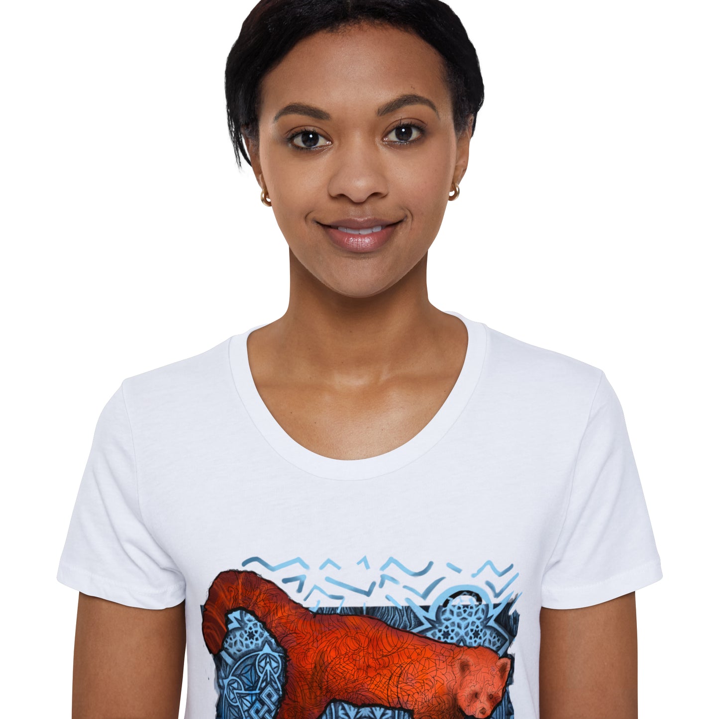 Women's Organic Short Sleeve T-Shirt - Lenzart