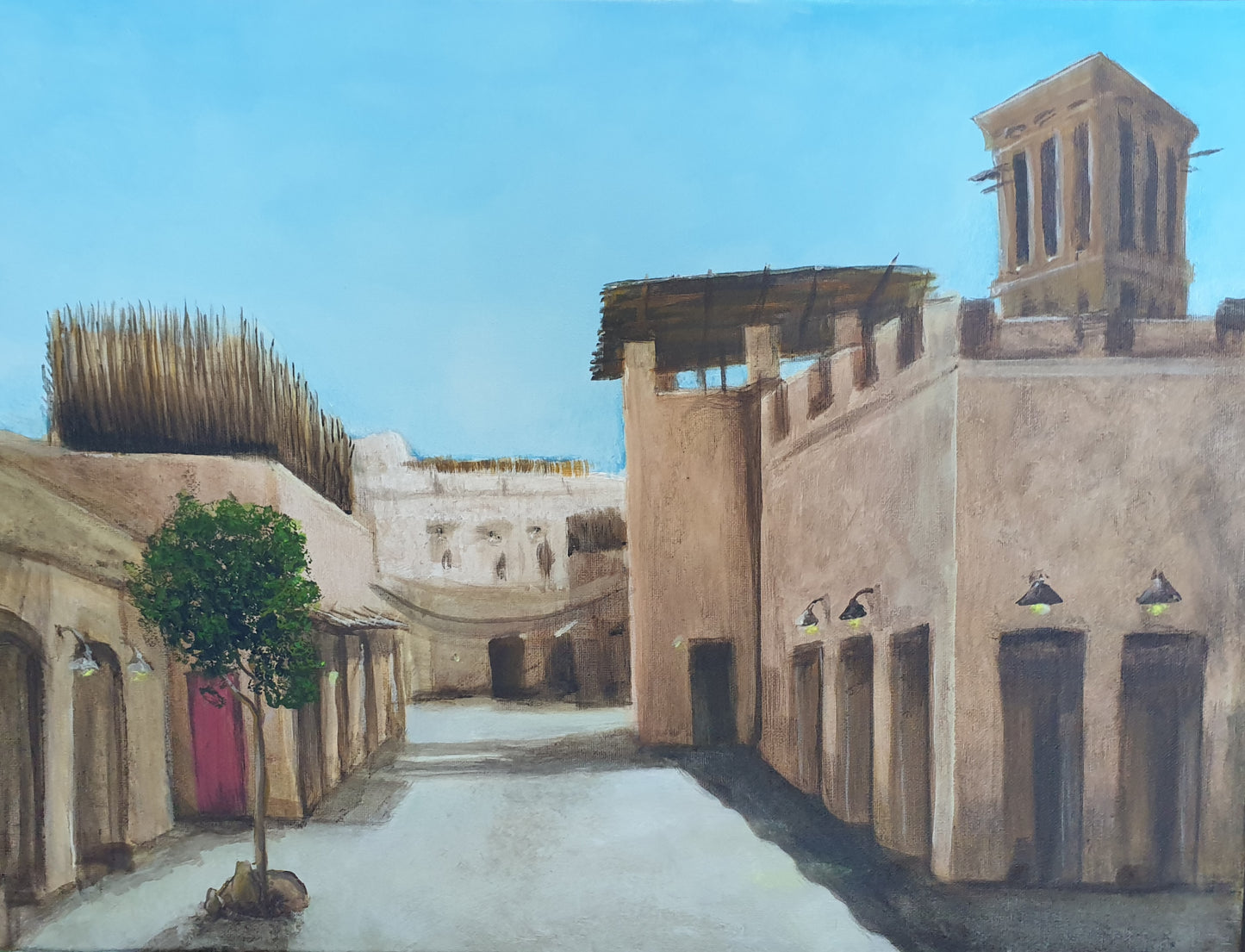 Al Seef   fine art print. With frame