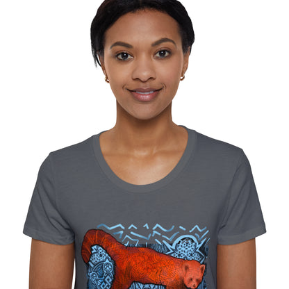 Women's Organic Short Sleeve T-Shirt - Lenzart