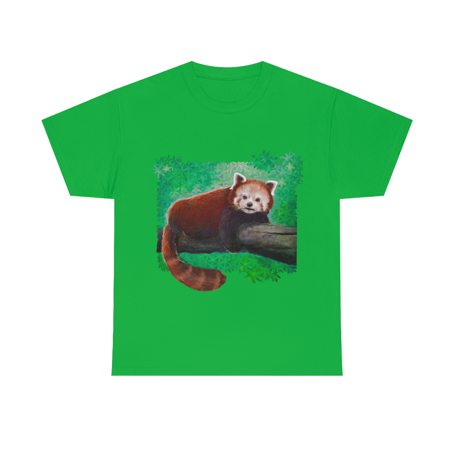 Red Panda.                                                  Unisex Heavy Cotton Tee - Lenzart