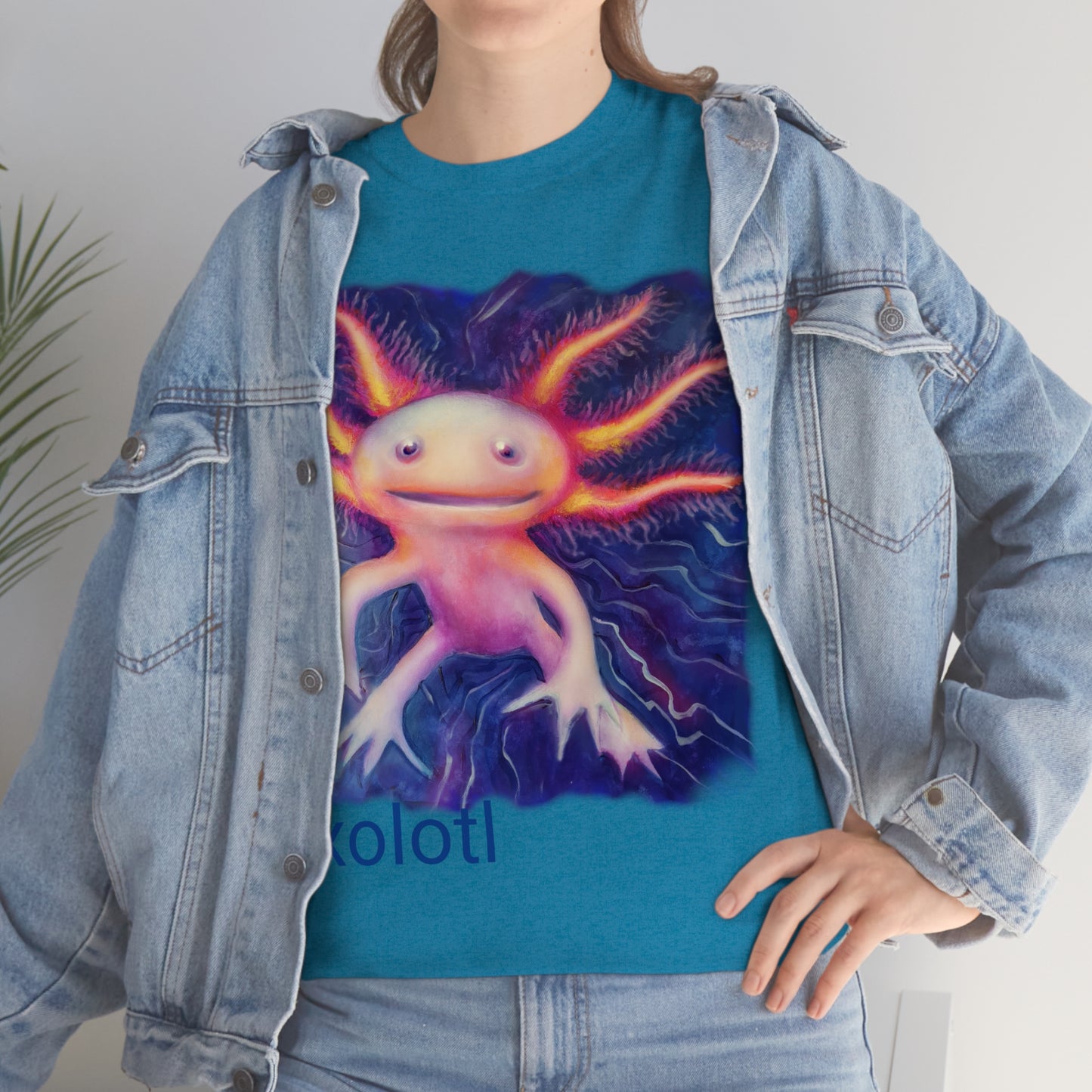 Axolotl                                               Unisex Heavy Cotton Tee - Lenzart