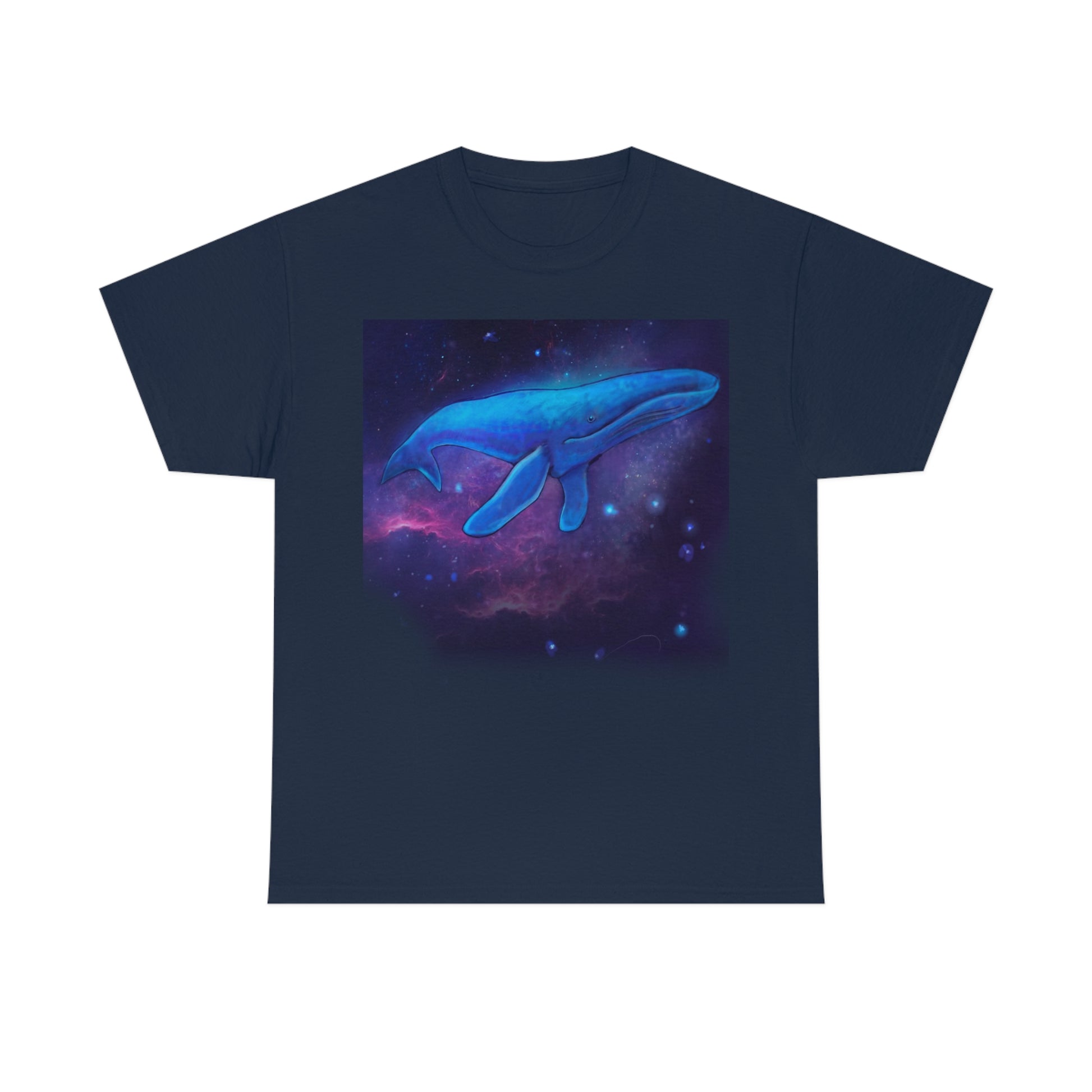 Blue Whale.                                      Unisex Heavy Cotton Tee - Lenzart
