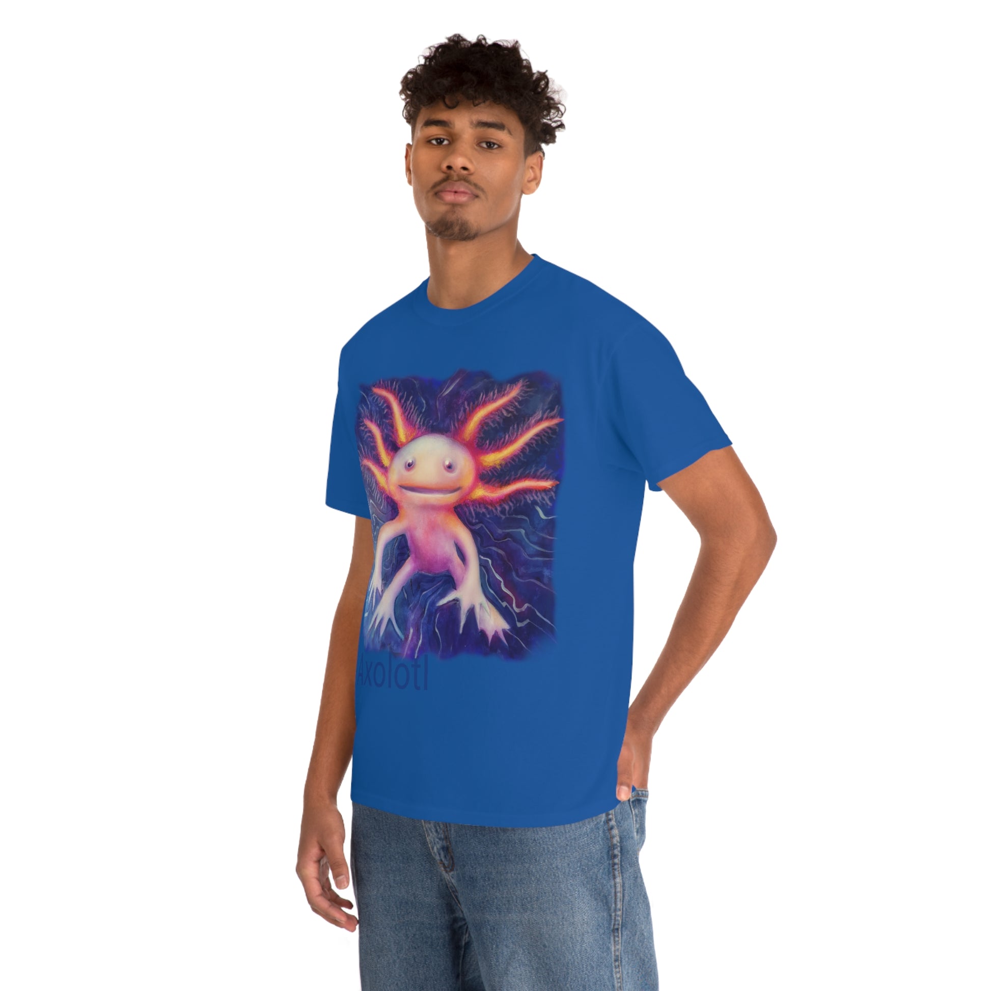 Axolotl                                               Unisex Heavy Cotton Tee - Lenzart
