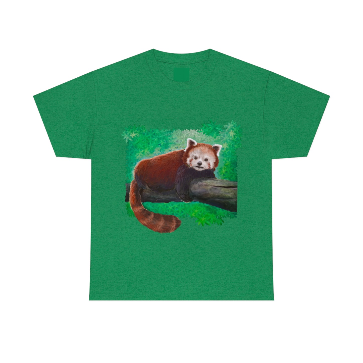 Red Panda.                                                  Unisex Heavy Cotton Tee - Lenzart