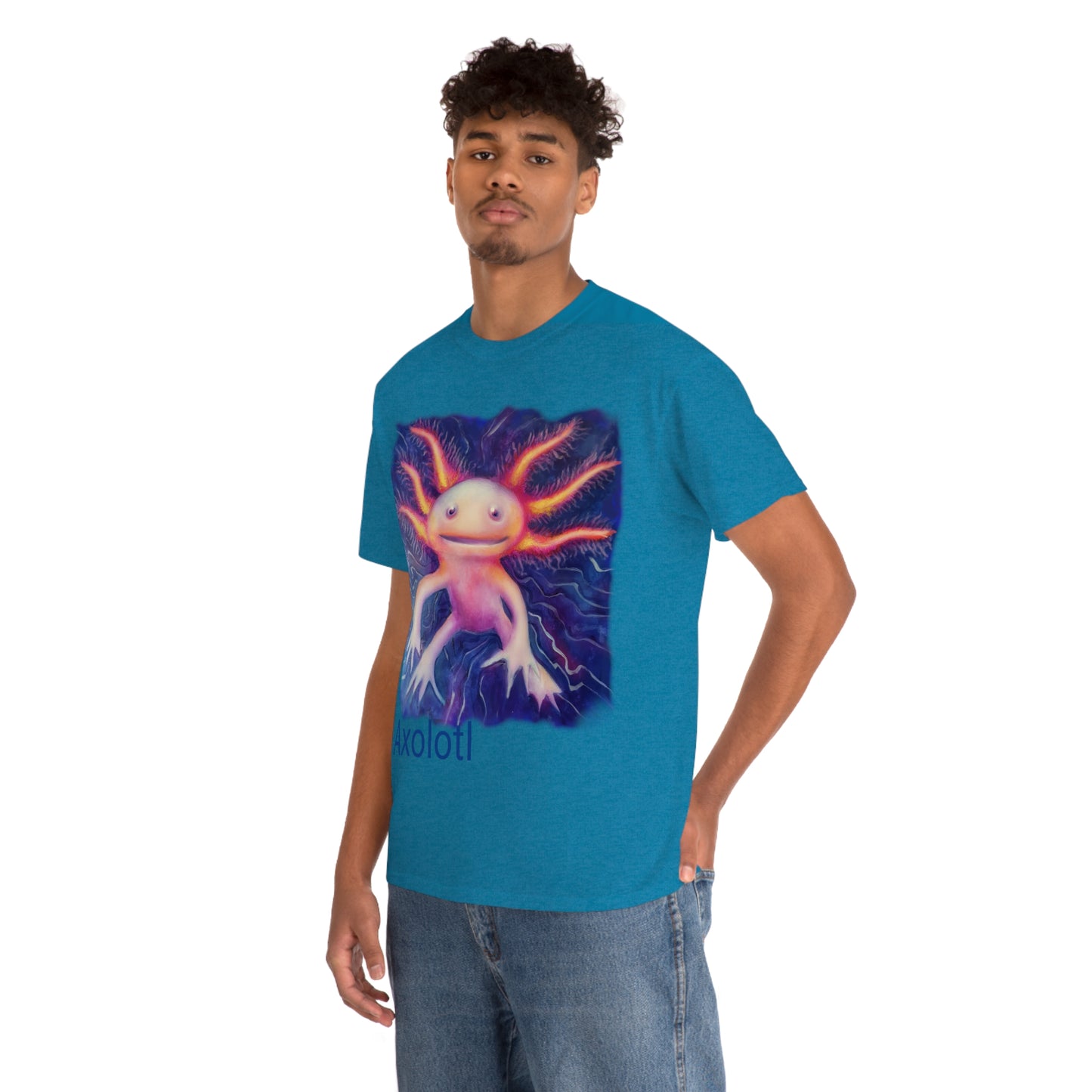 Axolotl                                               Unisex Heavy Cotton Tee - Lenzart