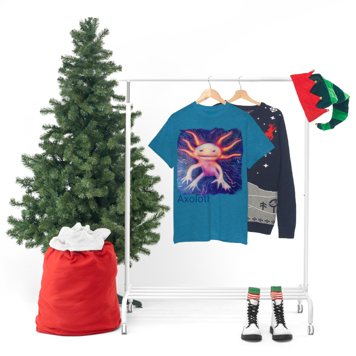 Axolotl                                               Unisex Heavy Cotton Tee - Lenzart