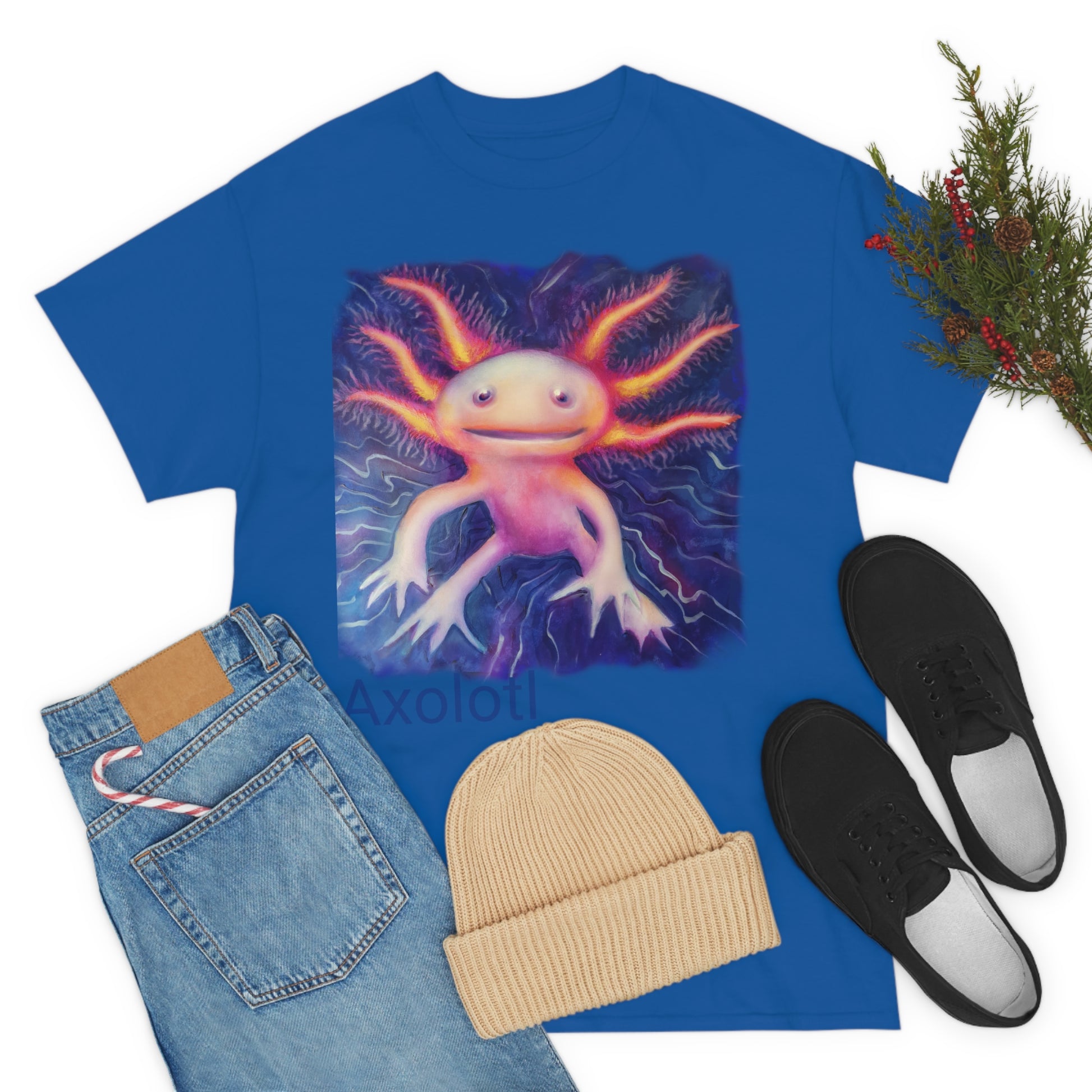 Axolotl                                               Unisex Heavy Cotton Tee - Lenzart