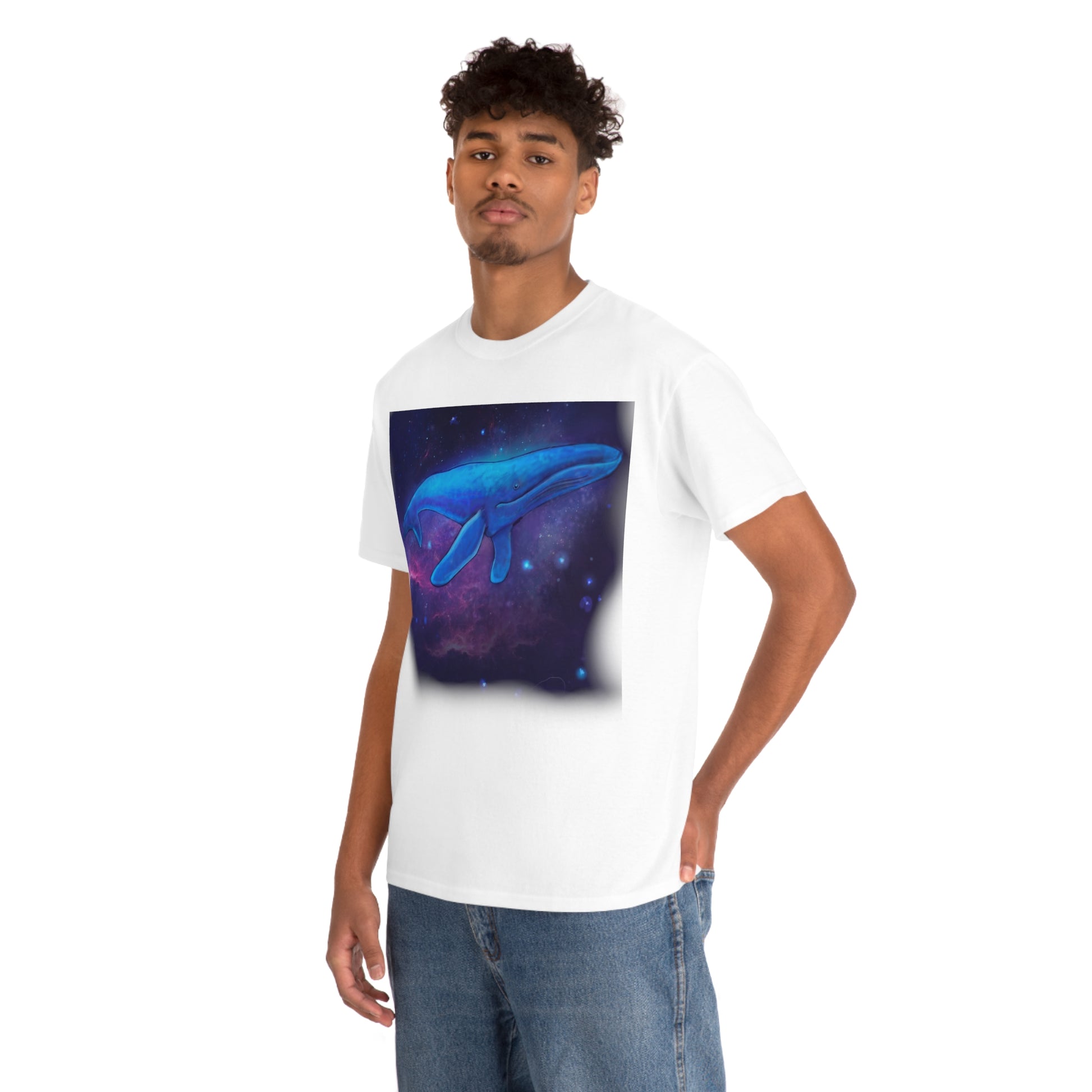 Blue Whale.                                      Unisex Heavy Cotton Tee - Lenzart
