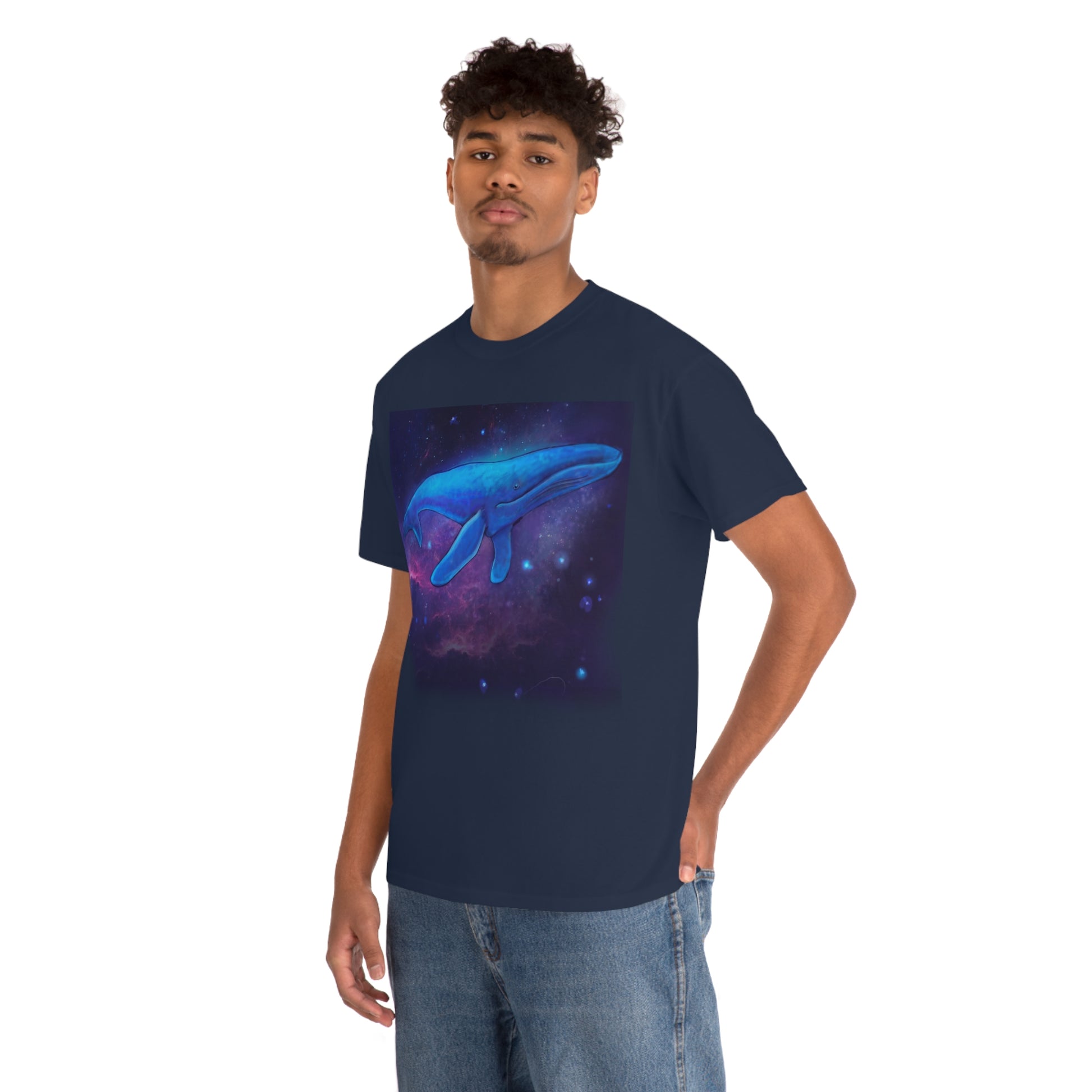 Blue Whale.                                      Unisex Heavy Cotton Tee - Lenzart