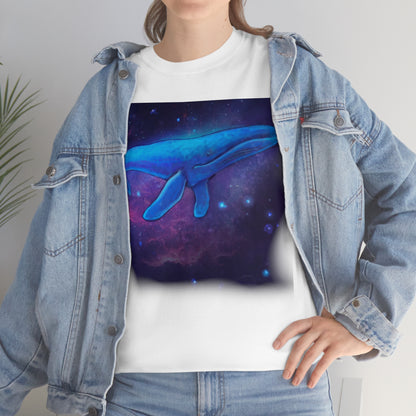 Blue Whale.                                      Unisex Heavy Cotton Tee - Lenzart