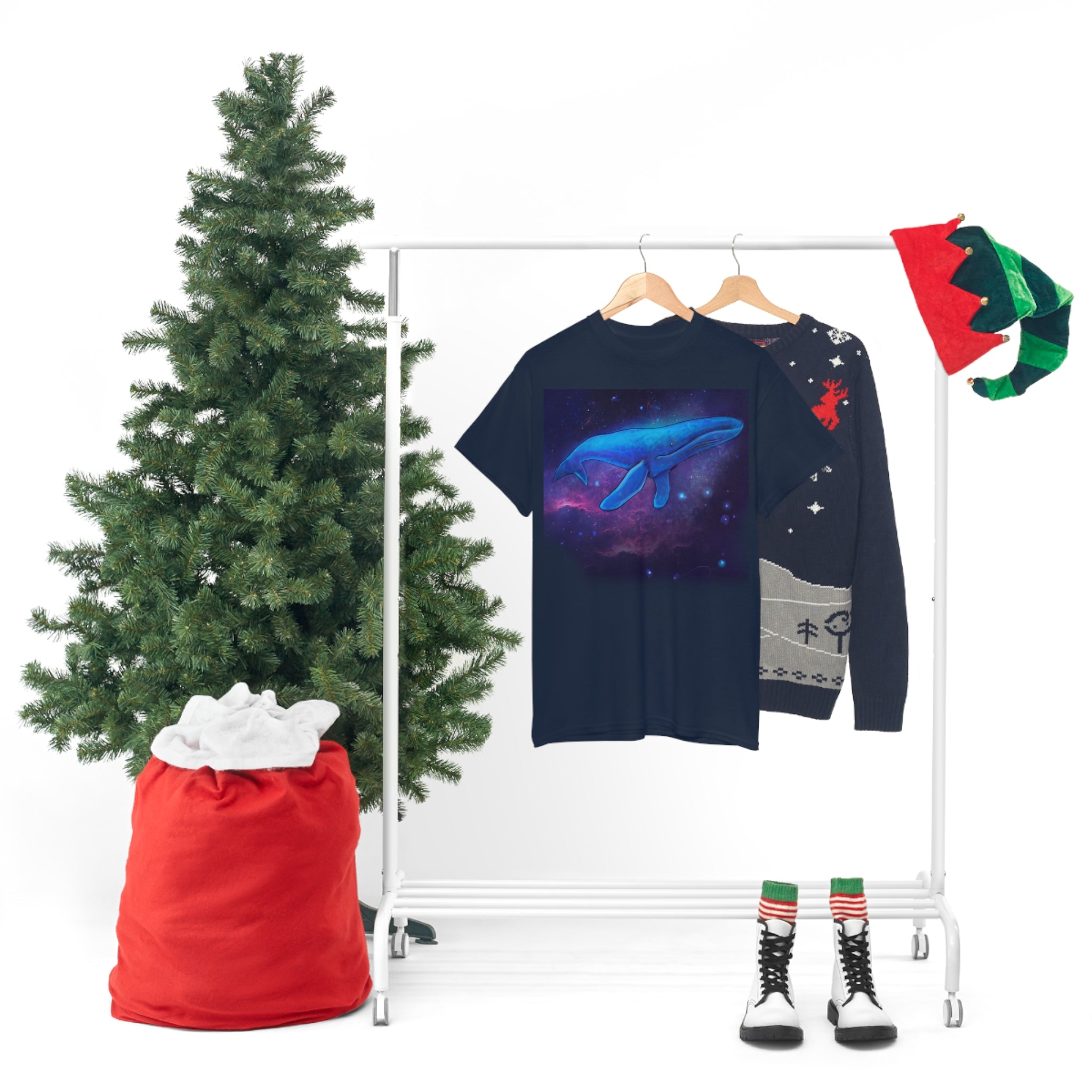 Blue Whale.                                      Unisex Heavy Cotton Tee - Lenzart