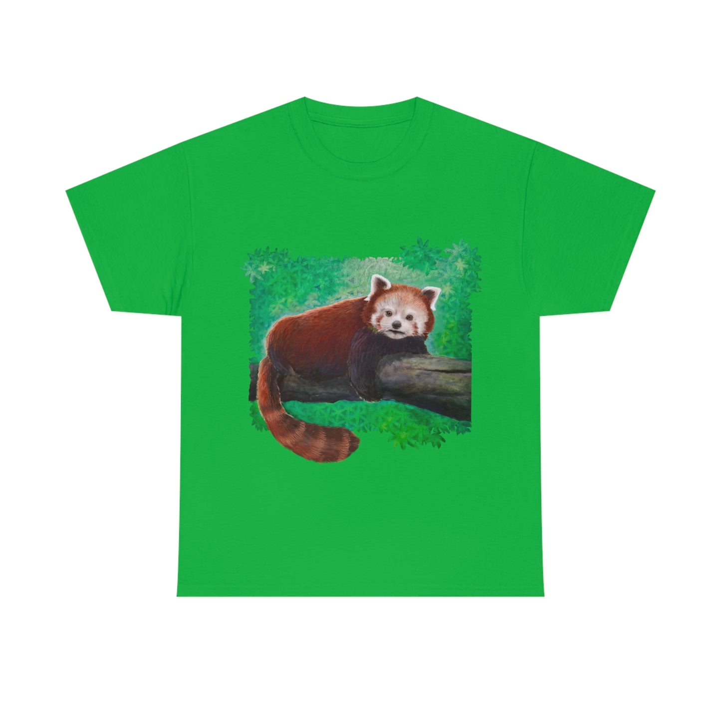 Red Panda.                                                  Unisex Heavy Cotton Tee - Lenzart
