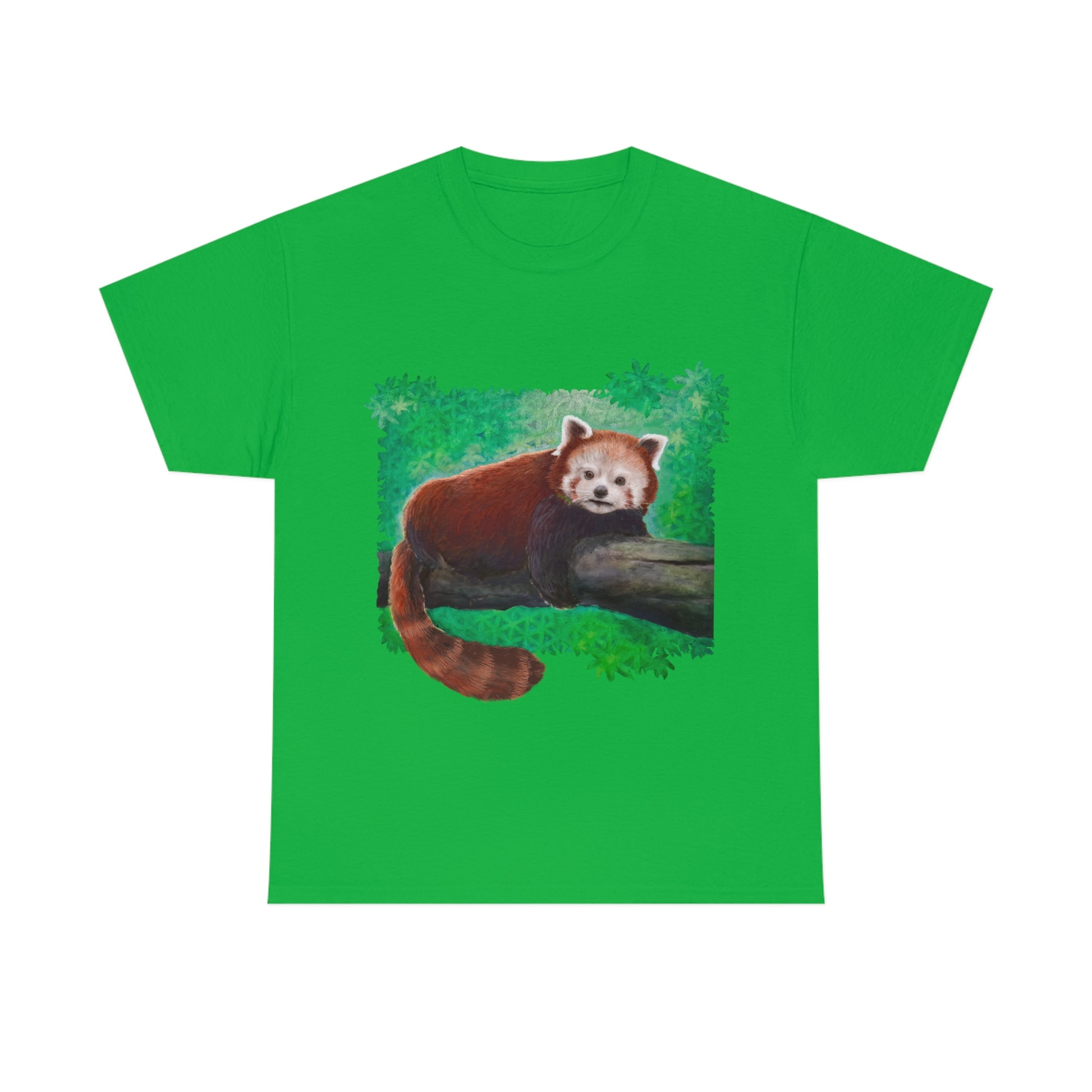 Red Panda.                                                  Unisex Heavy Cotton Tee - Lenzart