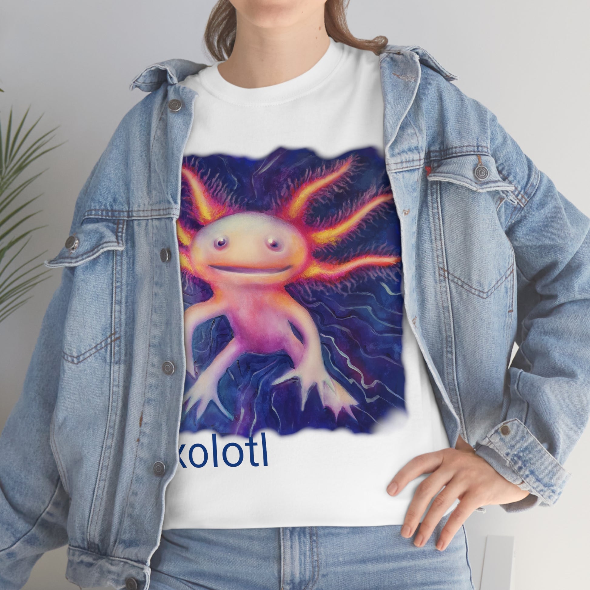 Axolotl                                               Unisex Heavy Cotton Tee - Lenzart