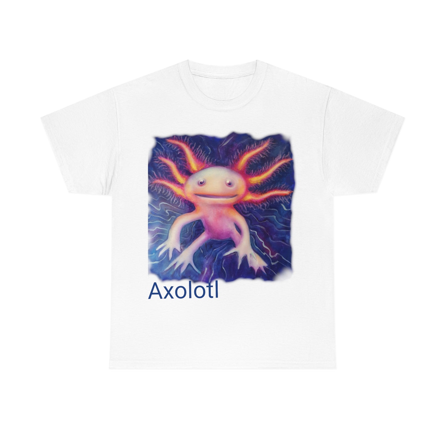 Axolotl                                               Unisex Heavy Cotton Tee - Lenzart