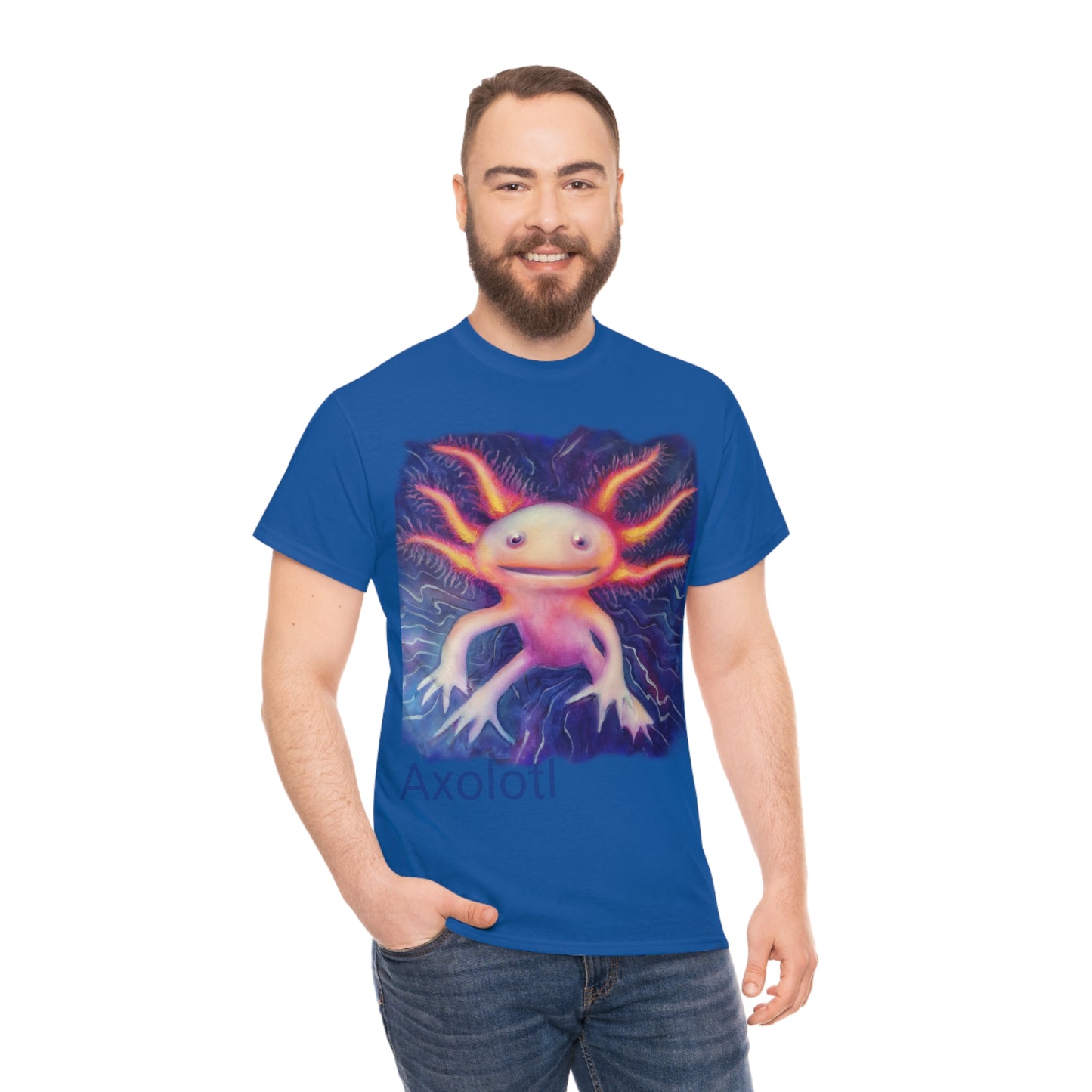 Axolotl                                               Unisex Heavy Cotton Tee - Lenzart